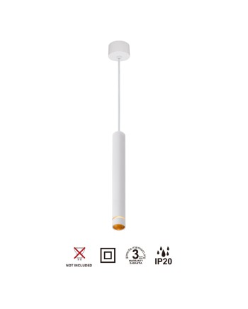 SPLIT * COLGANTE MINI GU10 BLANCO